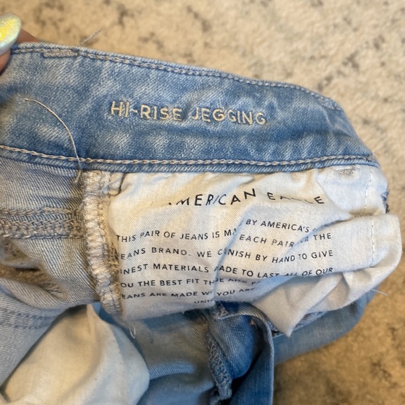 AMERICAN EAGLE hi rise jeggings size 4 - Picture 4 of 5